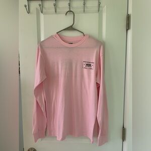 Vans Off the Wall Pink Long-Sleeve Shirt